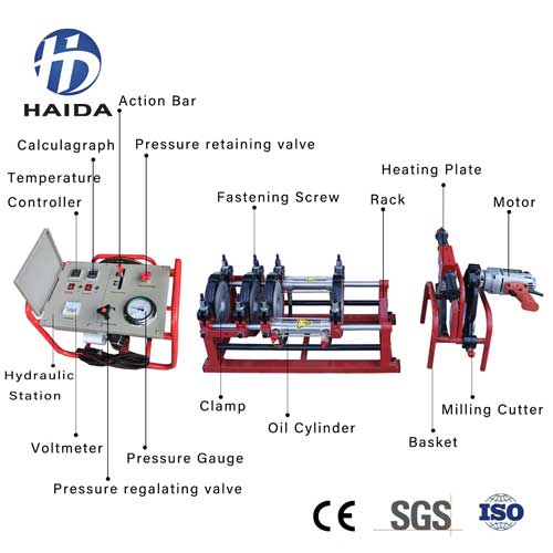 HYARAULIC SEMI-AUTOMATIC  BUTT FUSION WELDING MACHINE